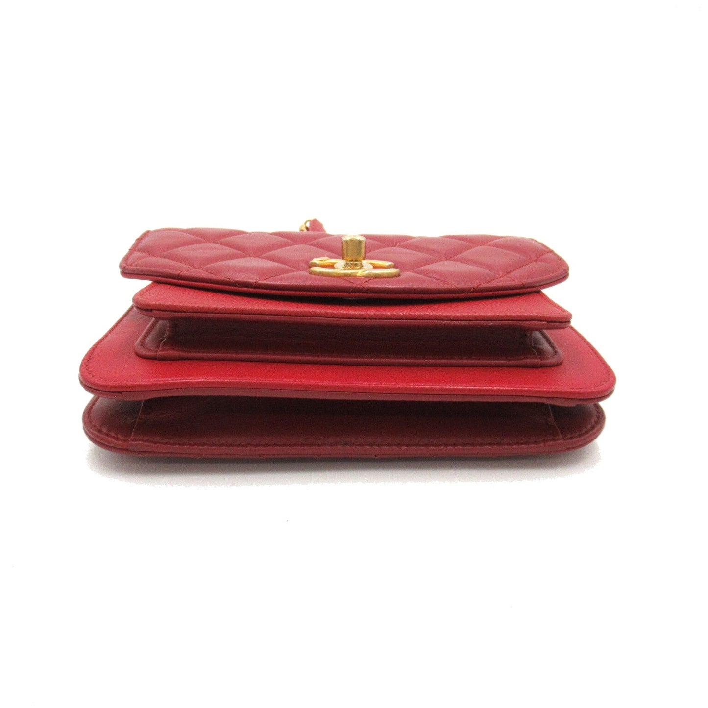 Chanel CC Matelasse Mini Shoulder Bag Leather Shoulder Bag in New Condition