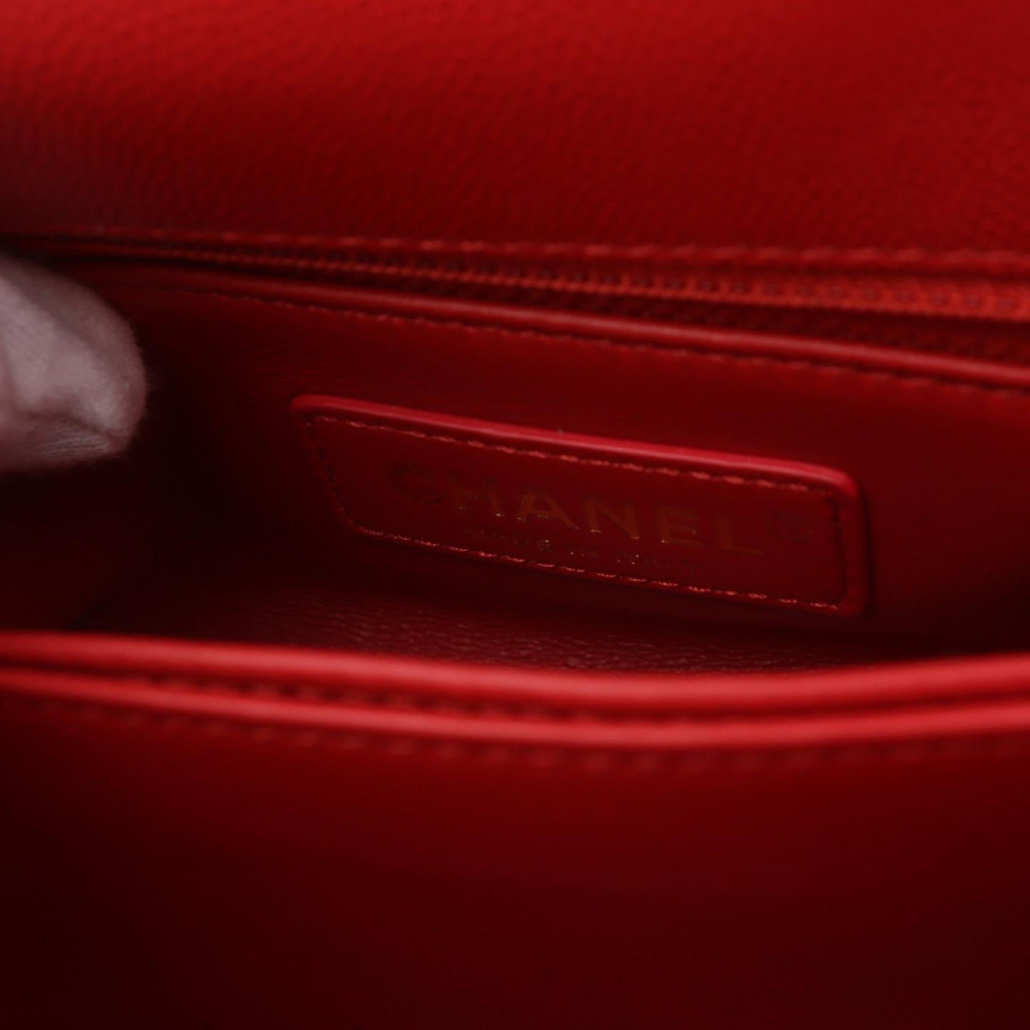 Chanel Coco Handle XXS Top Handle Bag Red