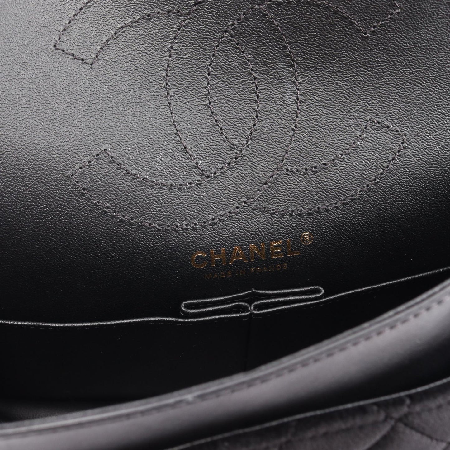 Chanel 2.55 Double Flap Chain Shoulder Bag Canvas Shoulder Bag A37586