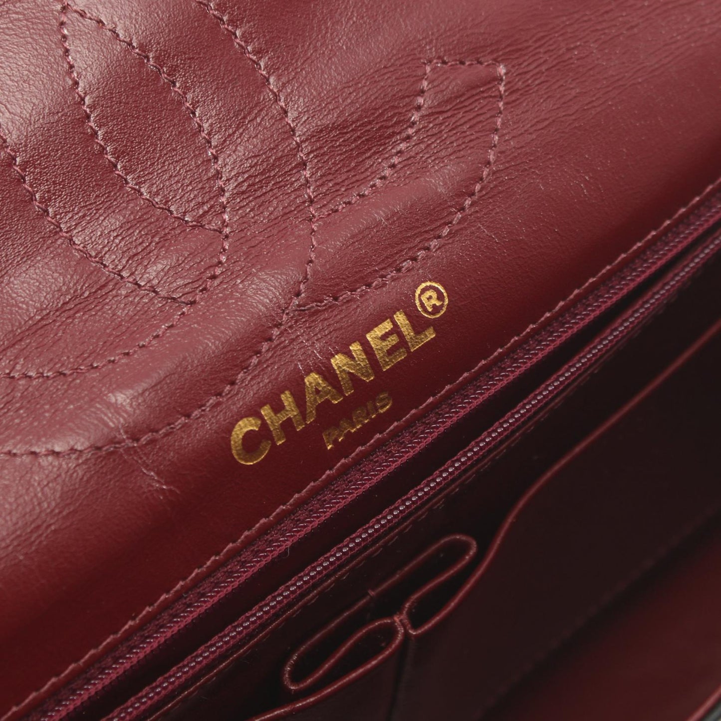 Chanel MATRASSE W Flap Chain Shoulder Bag Leather Shoulder Bag 2419589 in New Condition