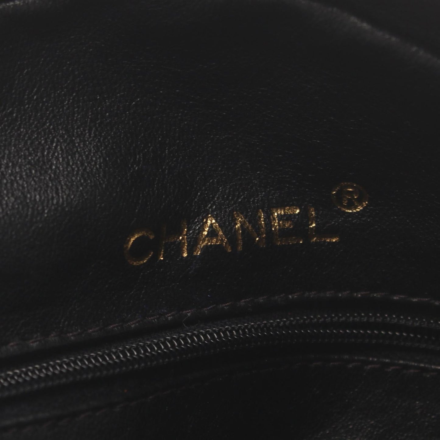 Chanel Lambskin Matelasse Shoulder Bag Black