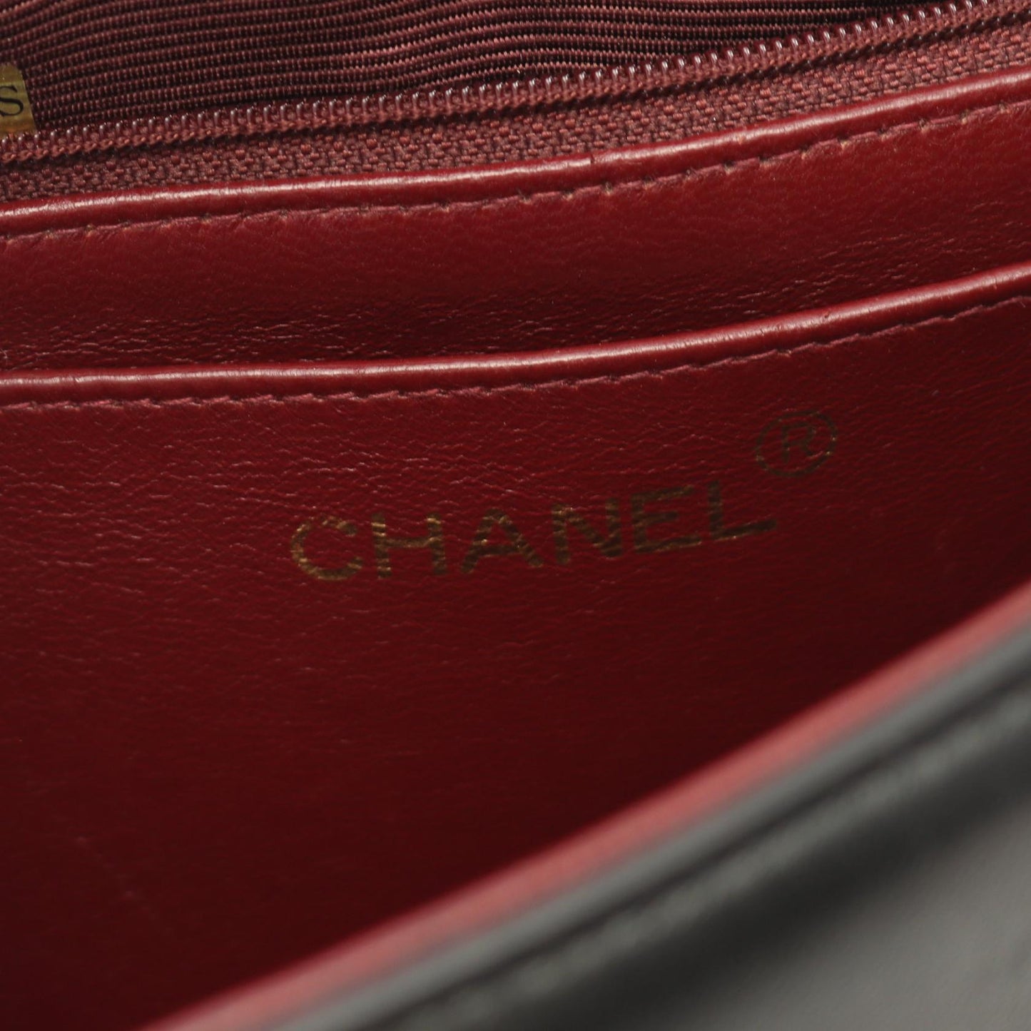 Chanel Mademoiselle Lambskin Handbag Black