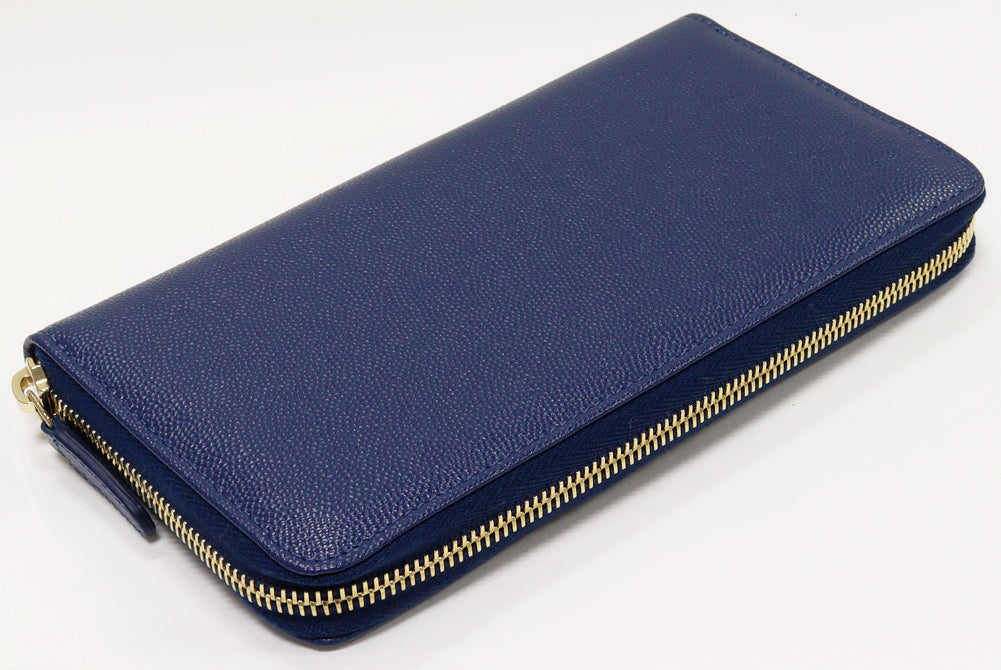 Chanel Calfskin Long Wallet Round Zipper A80056