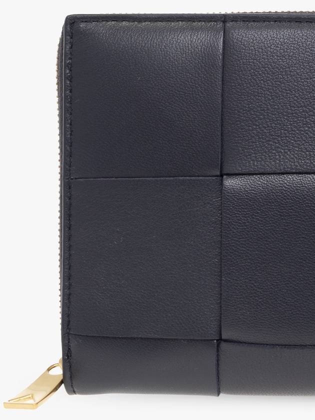 Bottega Veneta Intrecciato Zipper Around Long Wallet Space