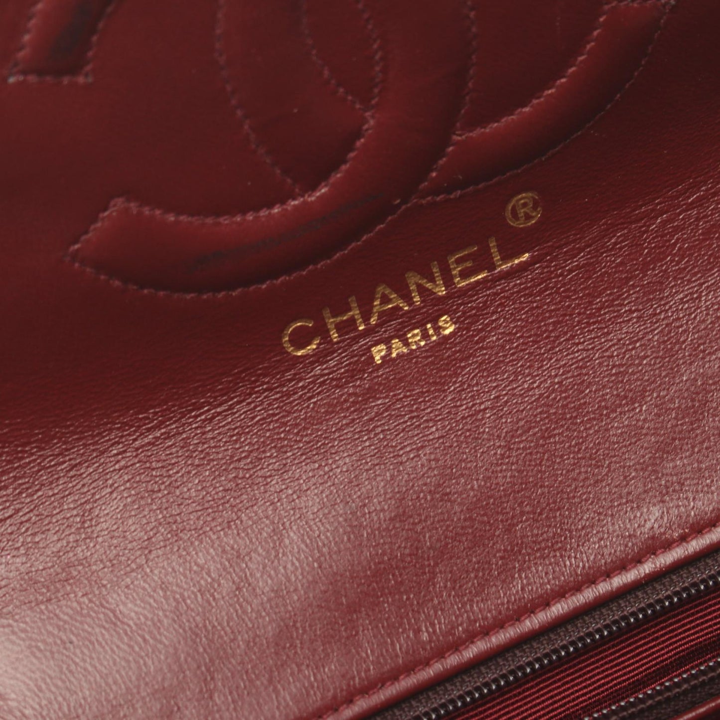 Chanel MATRASSE W Flap Chain Shoulder Bag Leather Shoulder Bag A01113 in New Condition