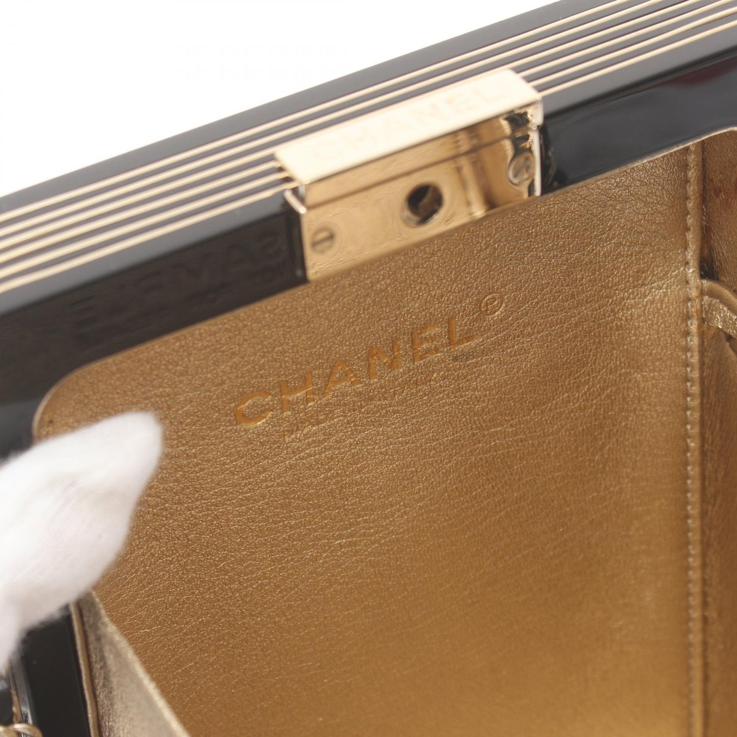 Chanel Casino Card Minaudiere Bag Metal Crossbody Bag