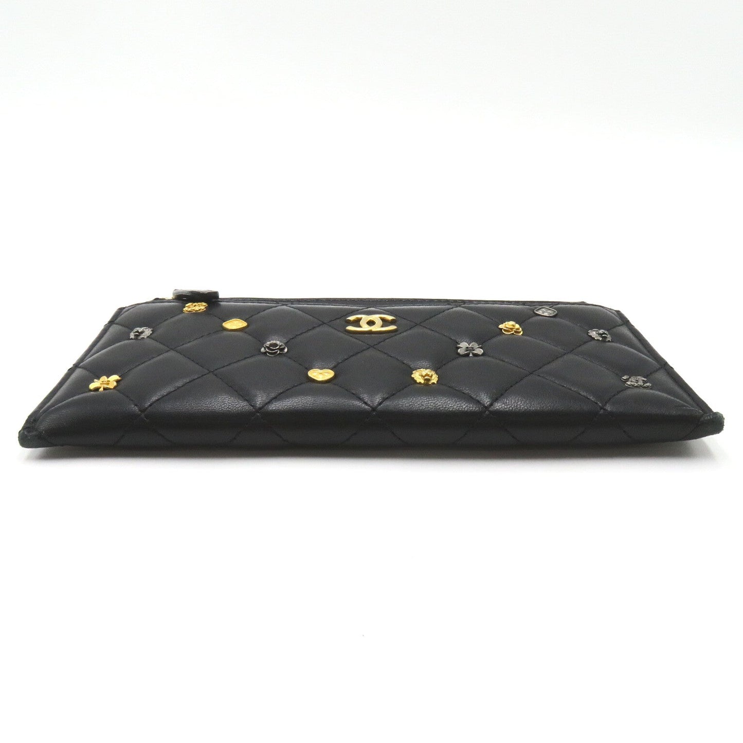 Chanel Matelasse Medium Zip Wallet Leather Long Wallet 26704959 in New Condition