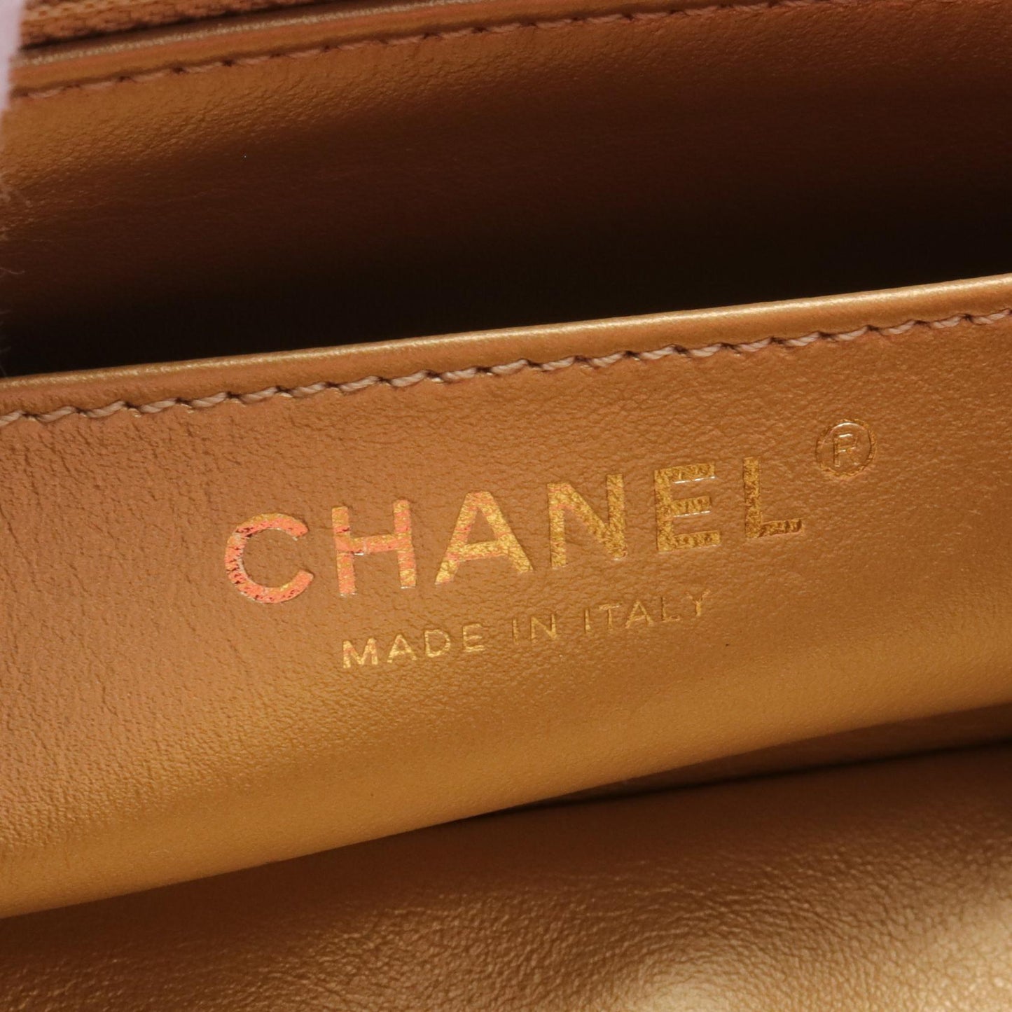 Chanel CC Pearl Crush Mini Flap Bag Leather Shoulder Bag AS1787