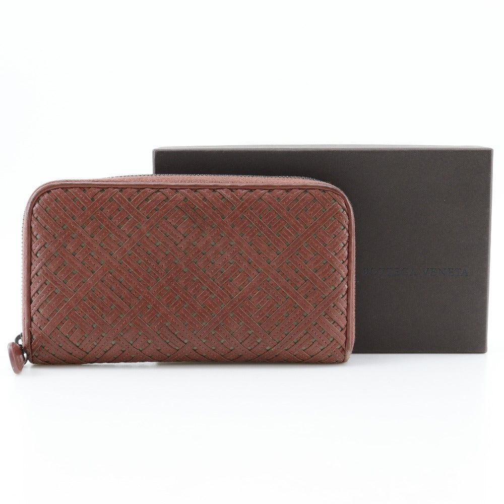 Bottega Veneta Lambskin Zip-Around Wallet
