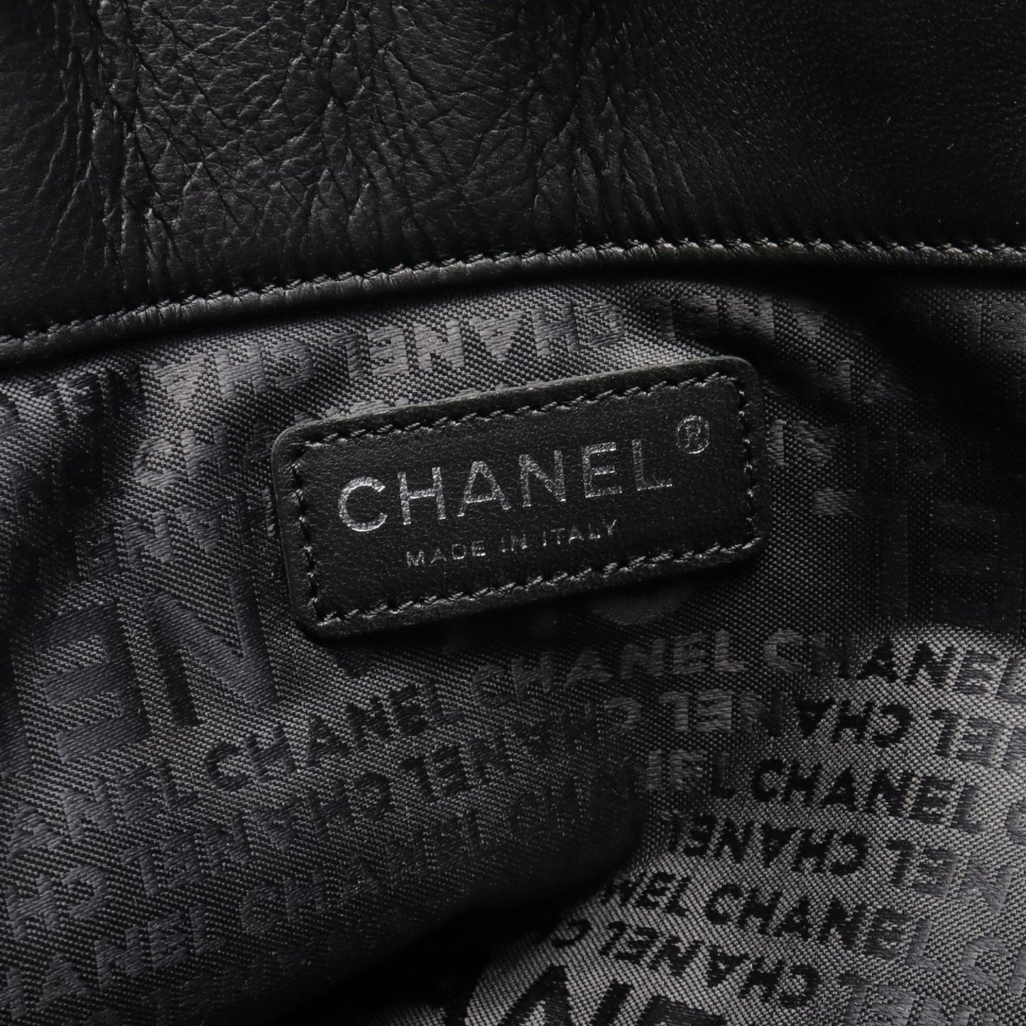 Chanel Chocolate Bar Camellia Tote Bag Leather Tote Bag in New Condition