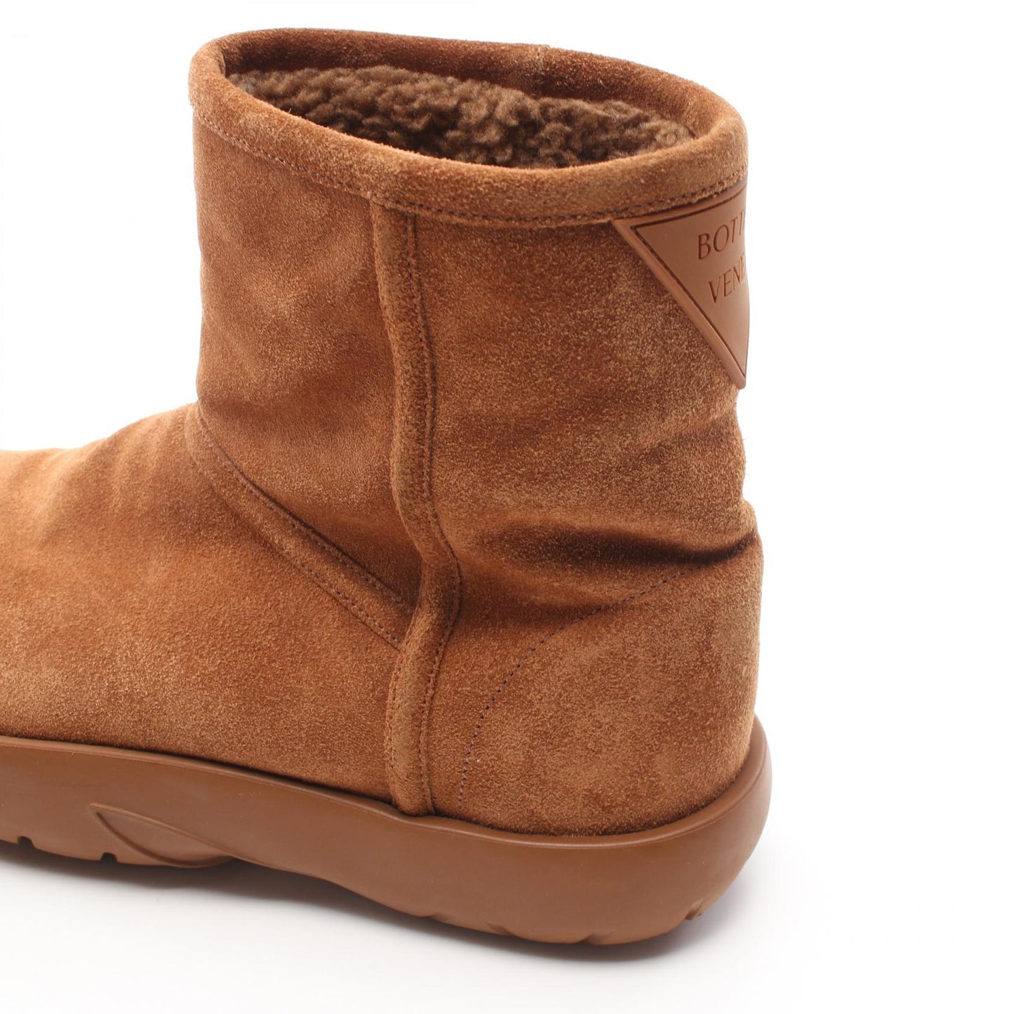 Bottega Veneta Suede Snap Ankle Boots