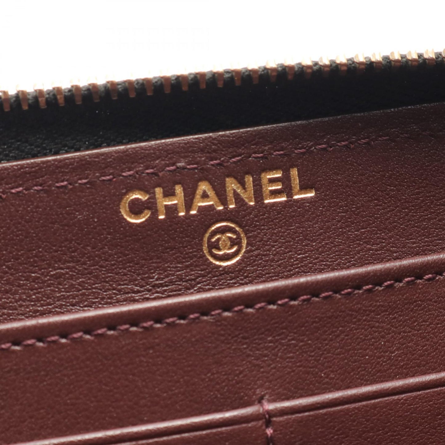 Chanel Classic Long Zip Wallet Black AP0242