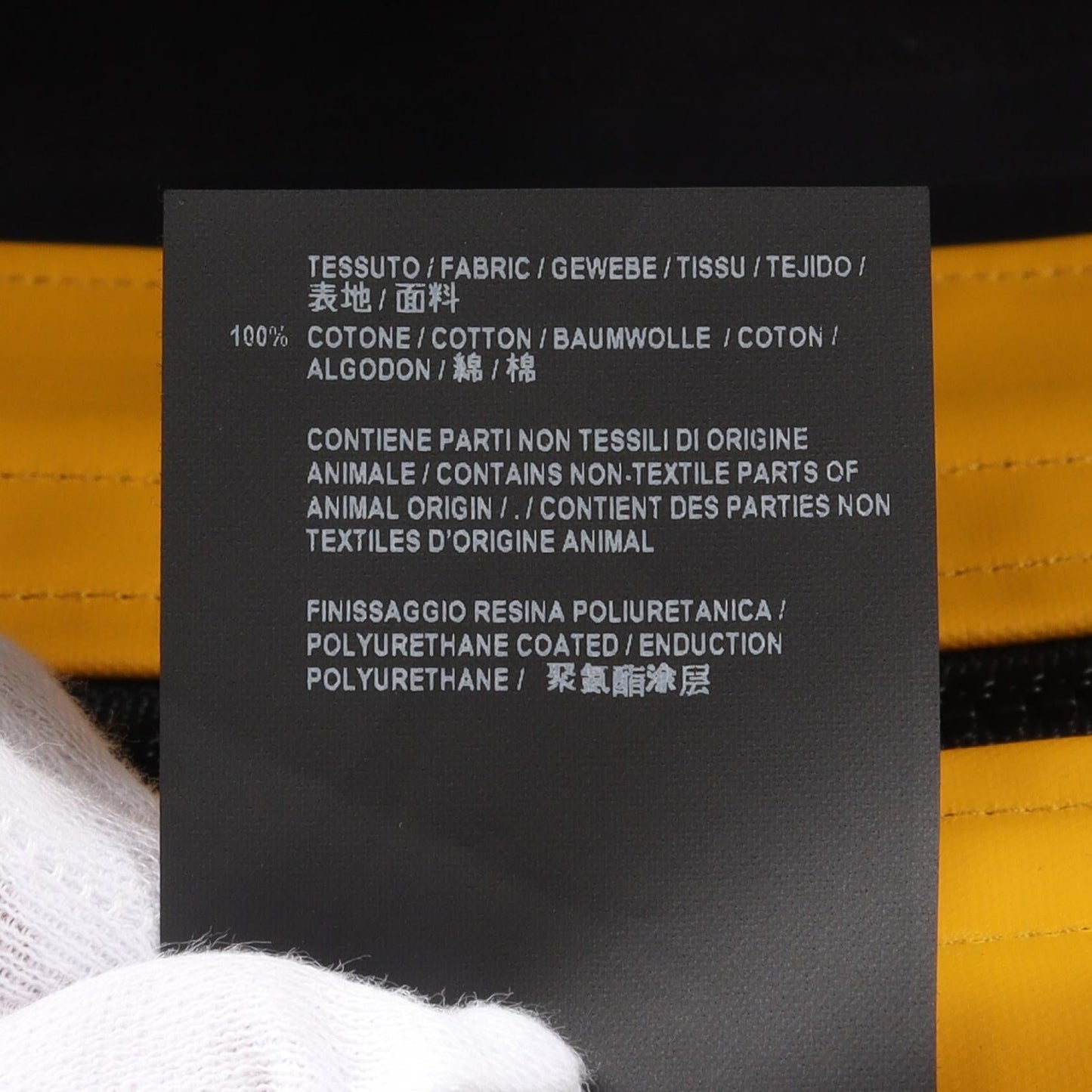 Balenciaga Cotton Mountain Parka Yellow