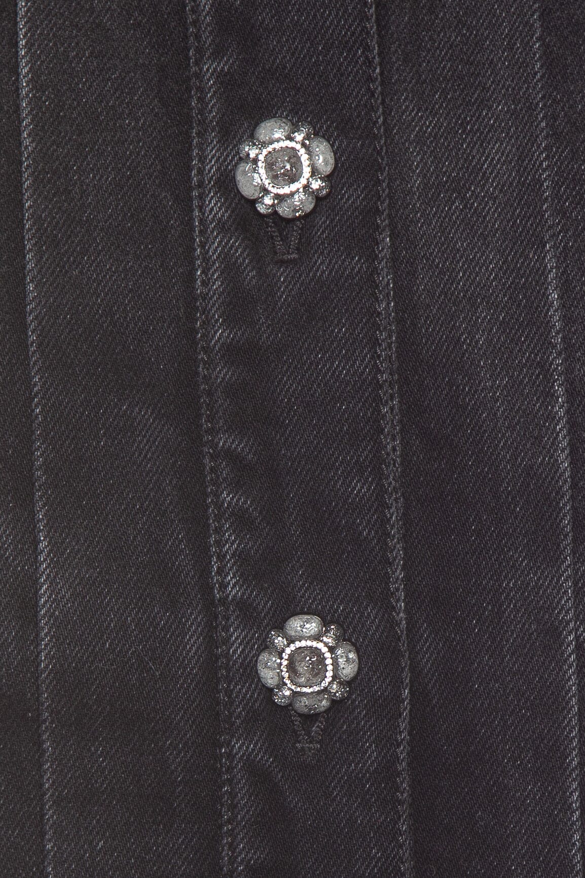 Chanel F/W 2024 Black Denim Vest SZ 38 NWT