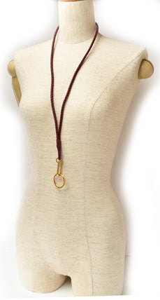 Bottega Veneta Leather Keyring/Neck Strap