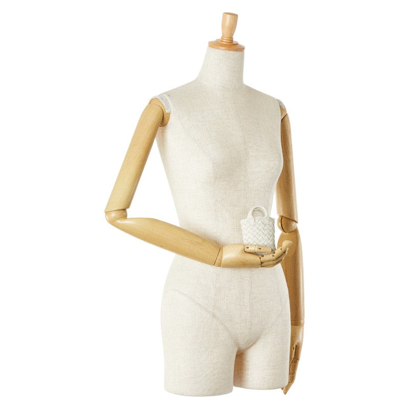 Bottega Veneta Leather Bag Charm Keychain