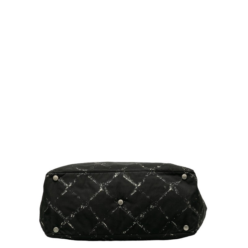 Chanel Nylon Tote Bag Black