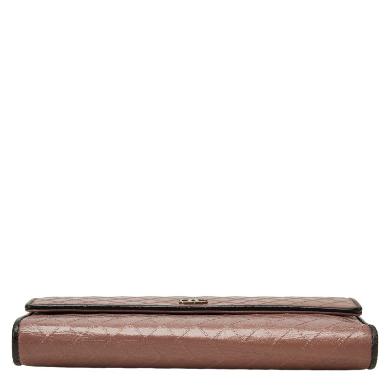 Chanel Bicolor Leather Long Wallet