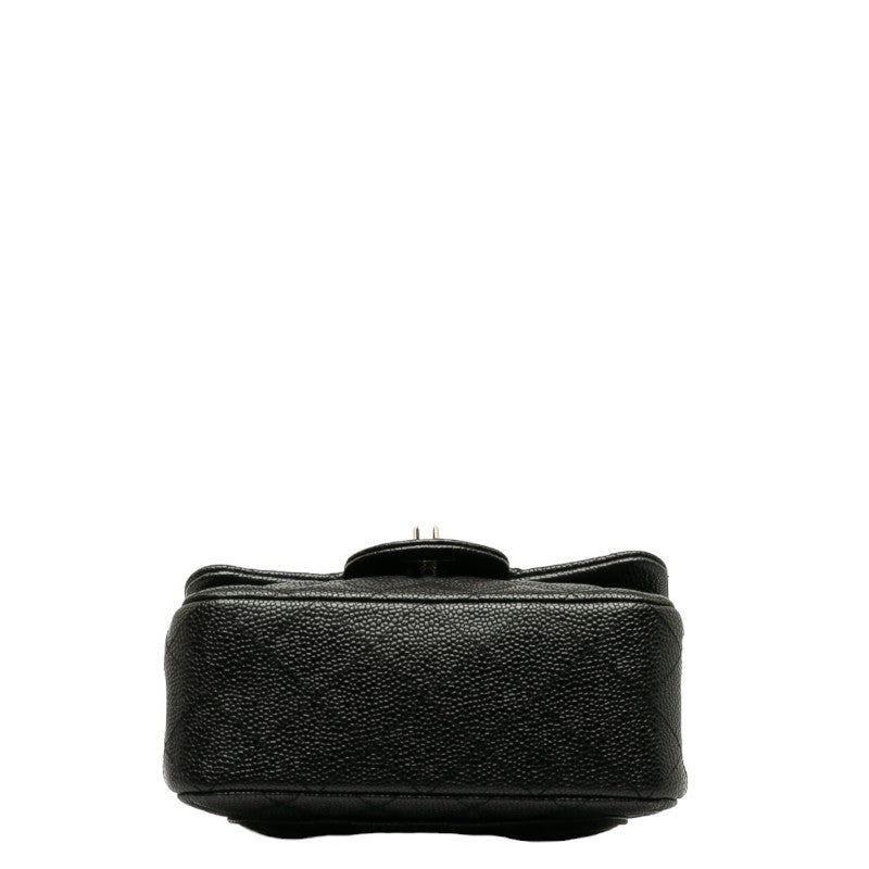 Chanel Caviar Skin Mini Matelasse Chain Shoulder Bag