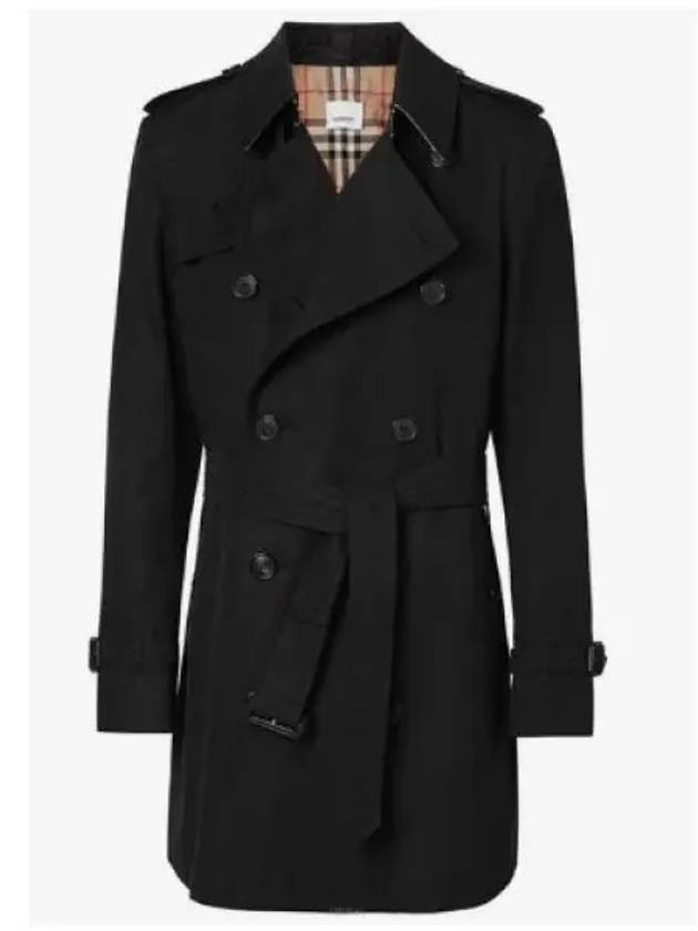 Burberry Short Wimbledon Trench Coat Black