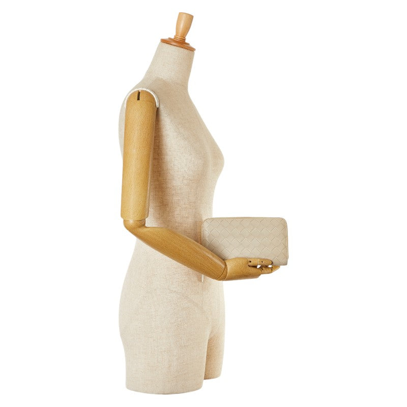 Bottega Veneta Intrecciato Leather Zip Wallet