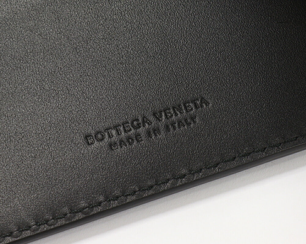 Bottega Veneta Intrecciato Calf Wallet Black
