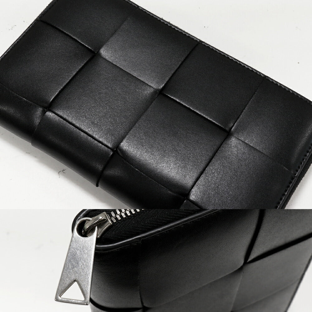 Bottega Veneta Maxi Intrecciato Zip Wallet
