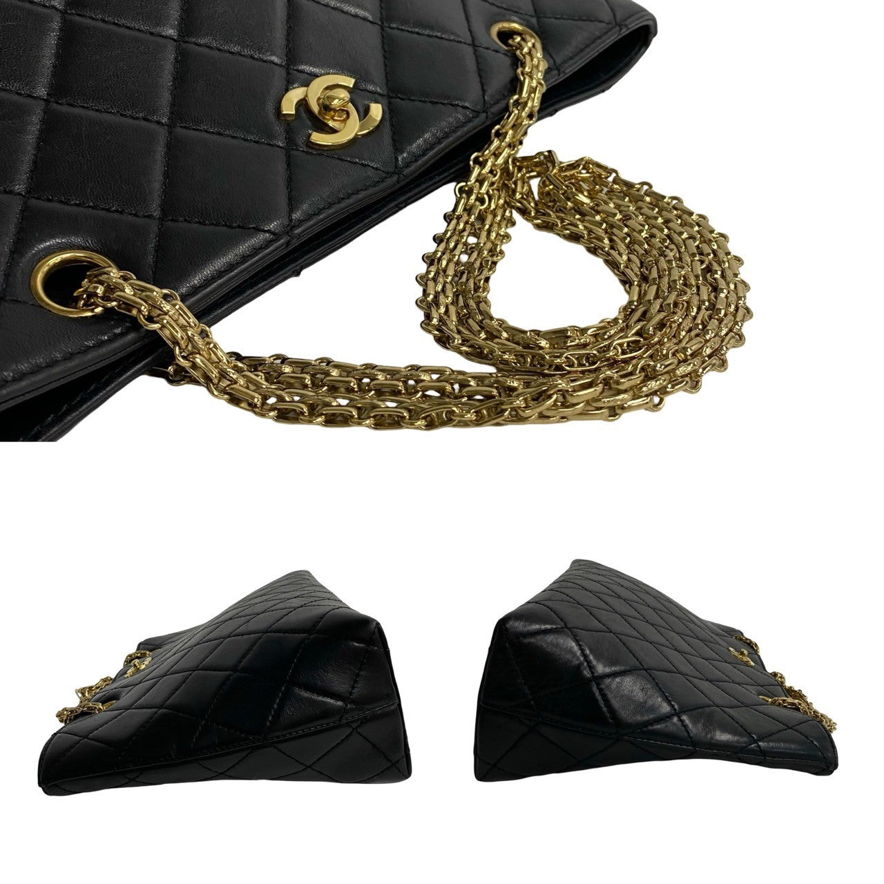 Chanel COCO Matelasse Chain Tote Bag Leather Tote Bag 705-5