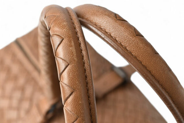 Bottega Veneta Leather Handbag Mini Boston