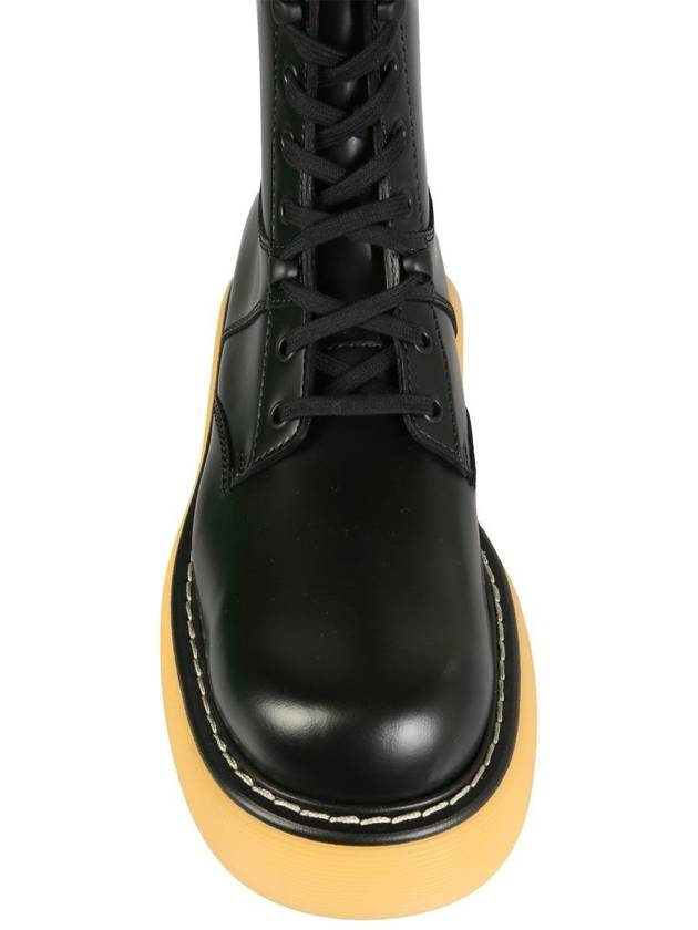 Bottega Veneta Bounce Contrast Sole Walker Boots Black