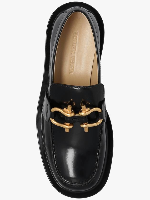 Bottega Veneta Monsieur Chunky Leather Loafers Black