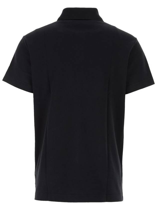 Burberry Embroidered EKD Polo Shirt Black