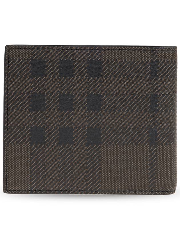 Burberry B-Shield Bifold Half Wallet Slate