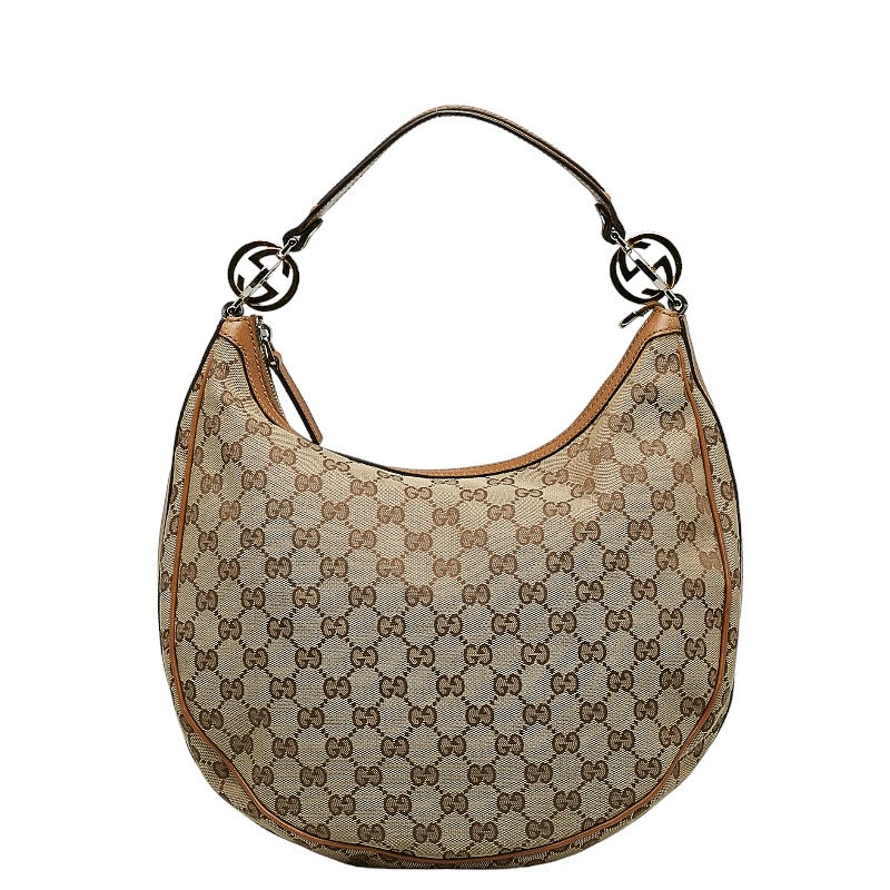 Gucci GG canvas one shoulder bag 232962 beige brown canvas leather ladies Gucci Gucci