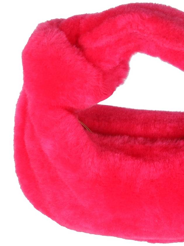 Bottega Veneta Jodie Small Shearling Tote Bag Pink