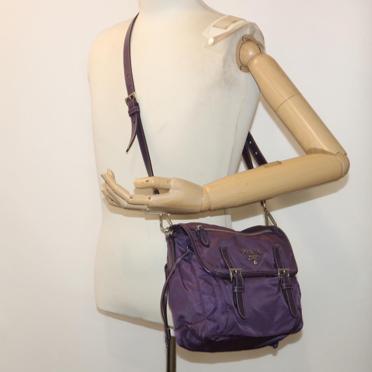 Prada Tessuto Synthetic Shoulder Bag ()