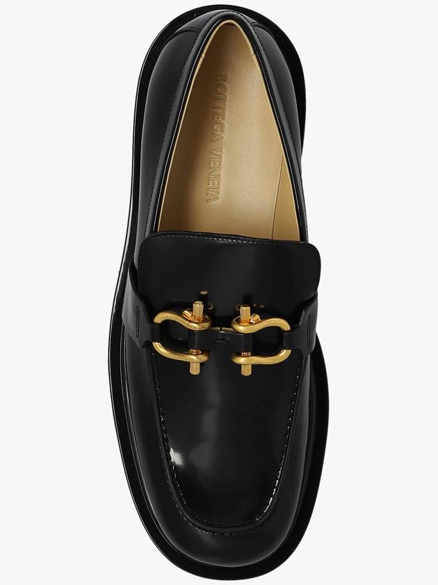 Bottega Veneta Leather Loafers Black