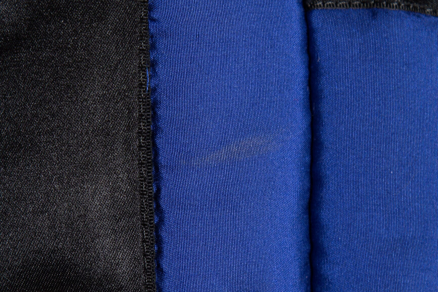 Chanel Vintage Blue Quilted Silk Puffer Jacket SZ N/A