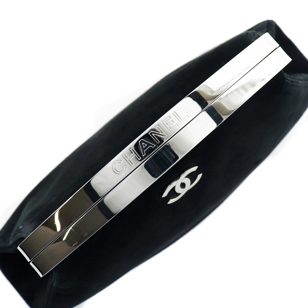 Chanel Suede Party Bag Suede Handbag 59866 in New Condition