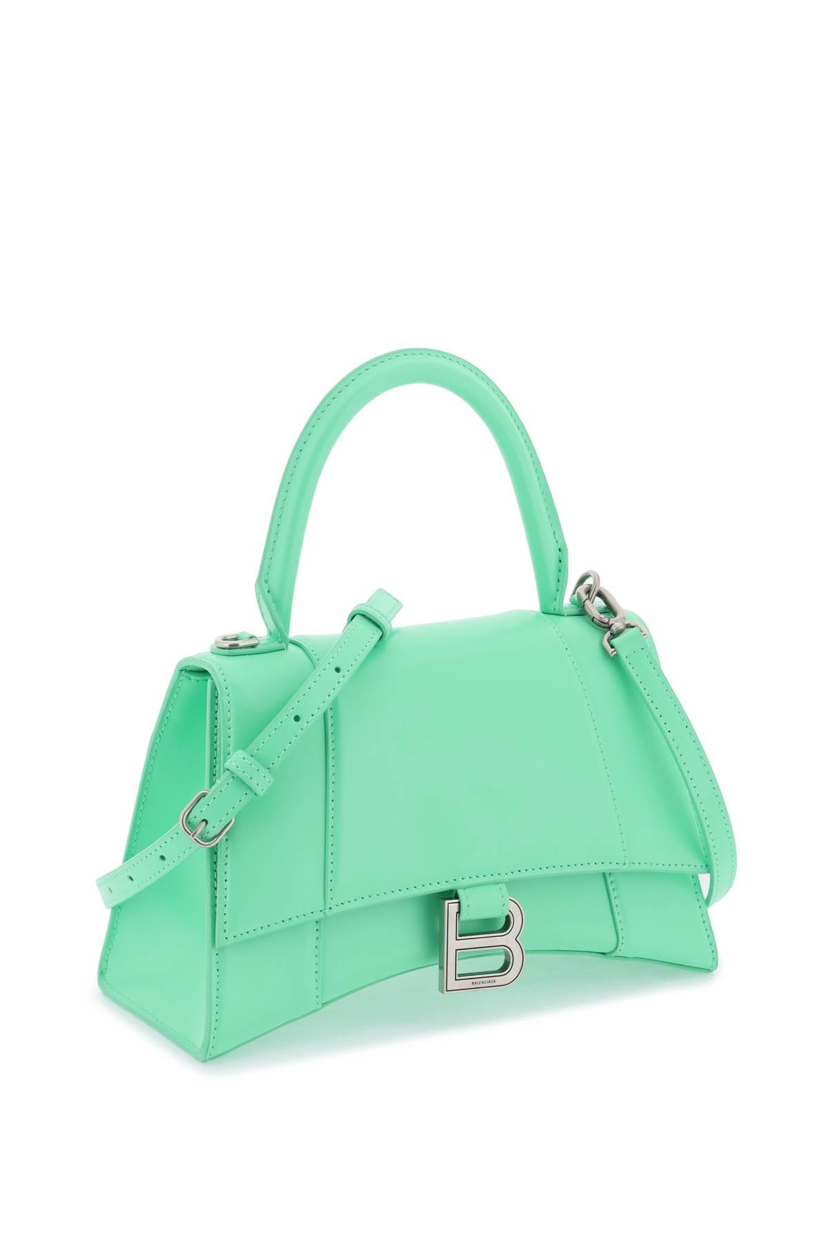 BALENCIAGA Mini Leather Small Hourglass Handbag