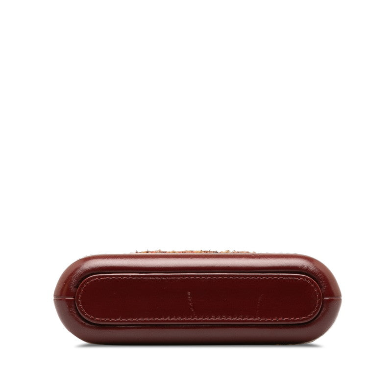 Chanel Tweed Calfskin Gabrielle Small Hobo Chain Shoulder Bag A94505