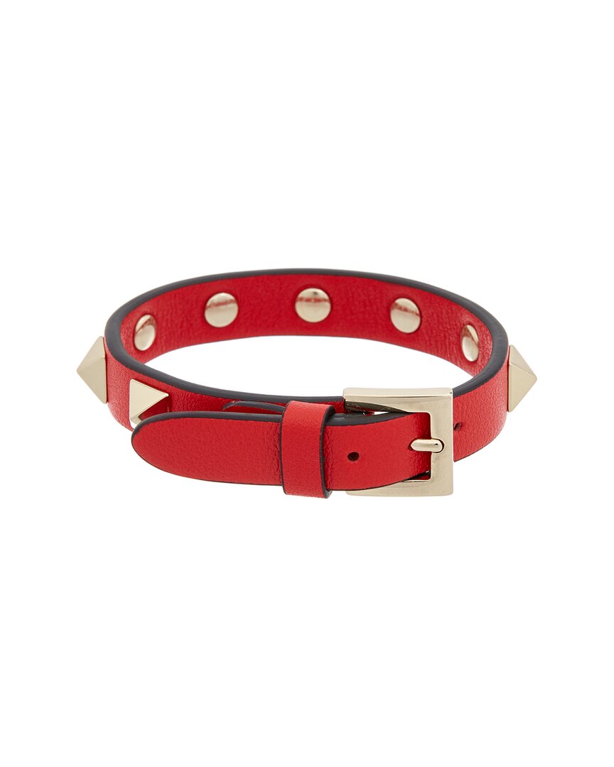 Valentino Rockstud Leather Bracelet