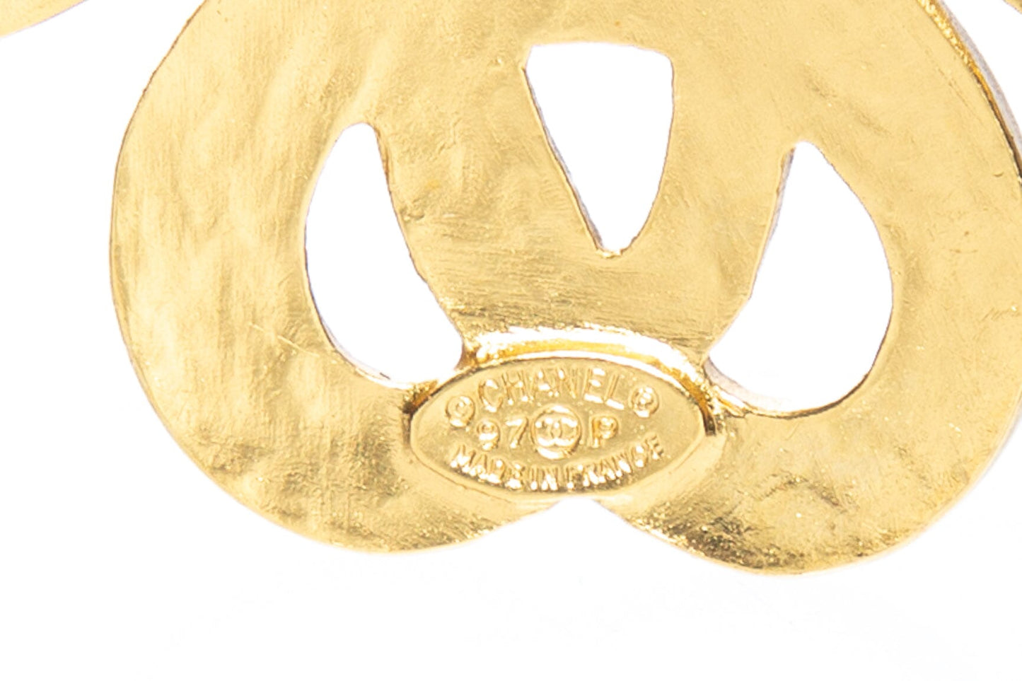 Chanel Vintage 1997 Spring Gold Brooch