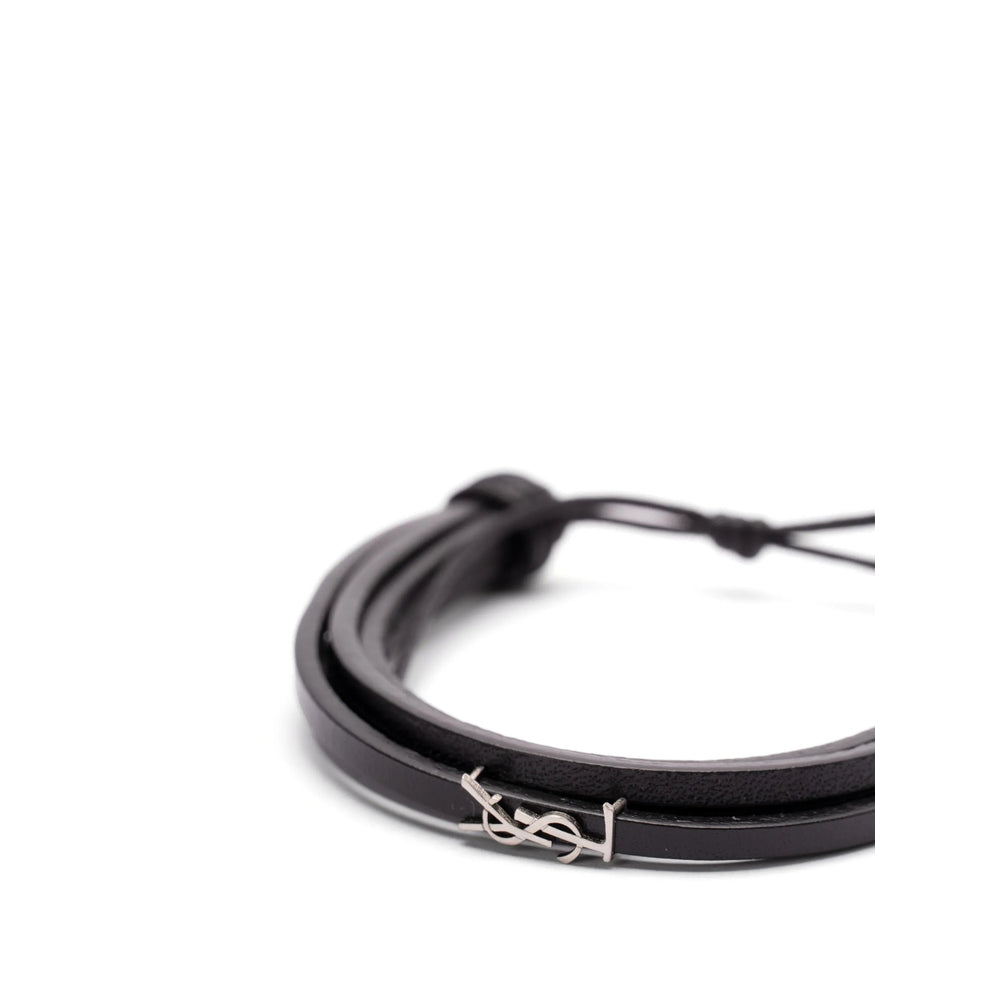 Saint Laurent Black Bracelets Men