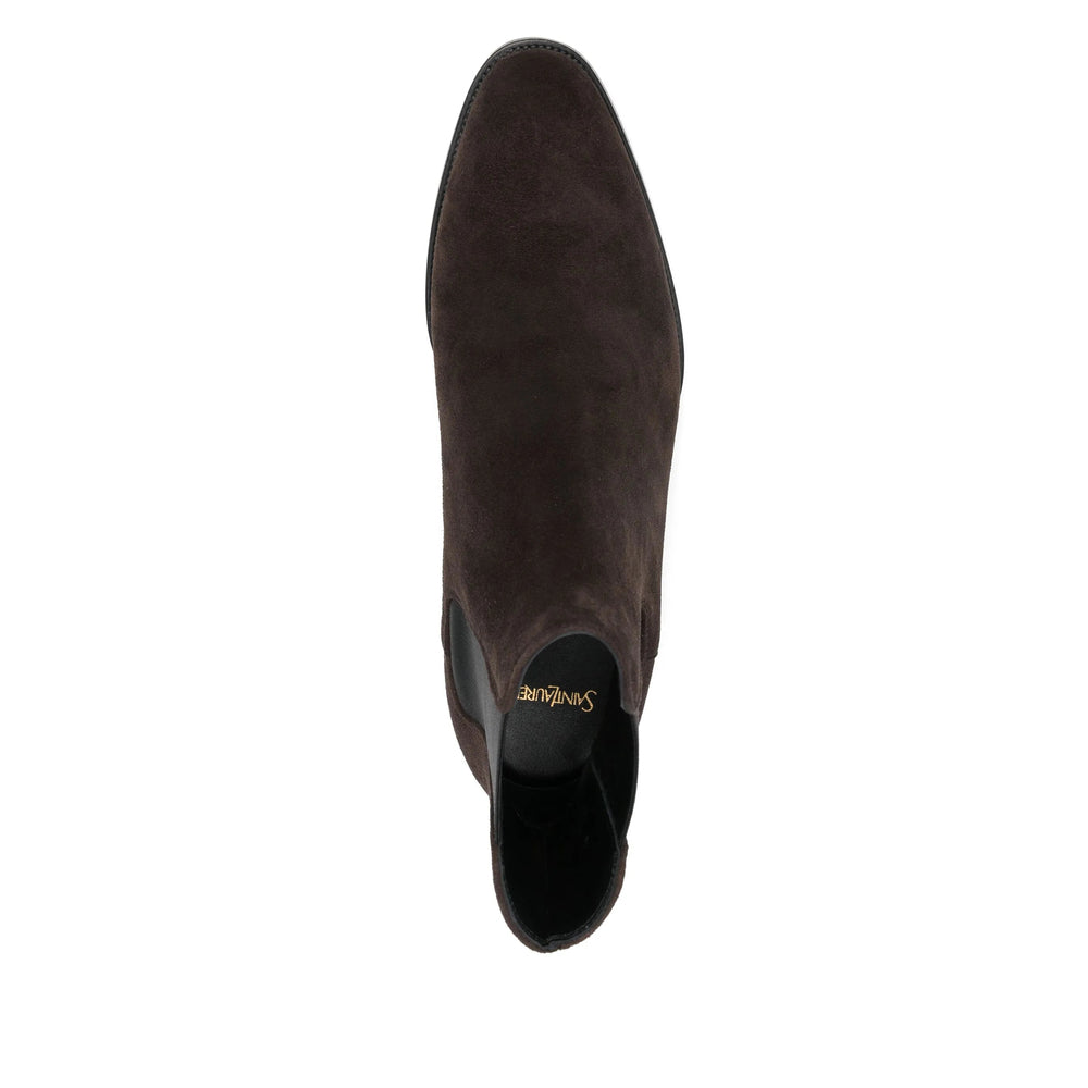 Saint Laurent Brown Boots Men
