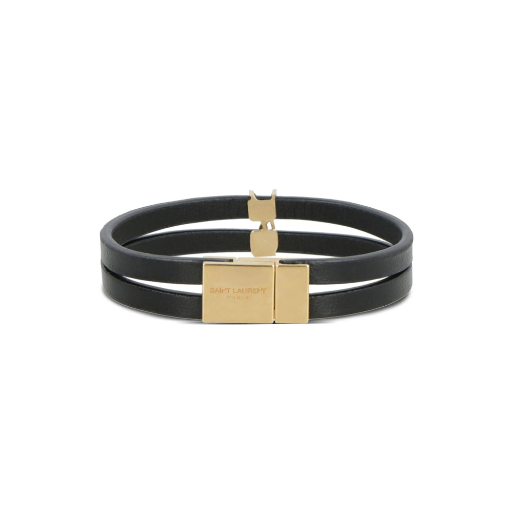 Saint Laurent Black Bracelets Men