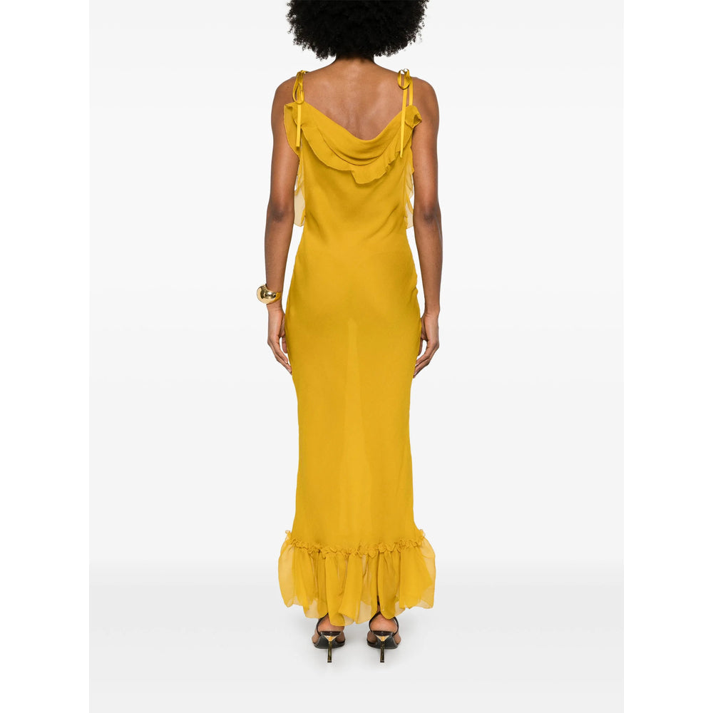 Saint Laurent Yellow Dresses - Cocktail & Party Dresses Women