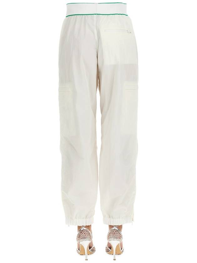 Bottega Veneta Logo Nylon Track Pants White
