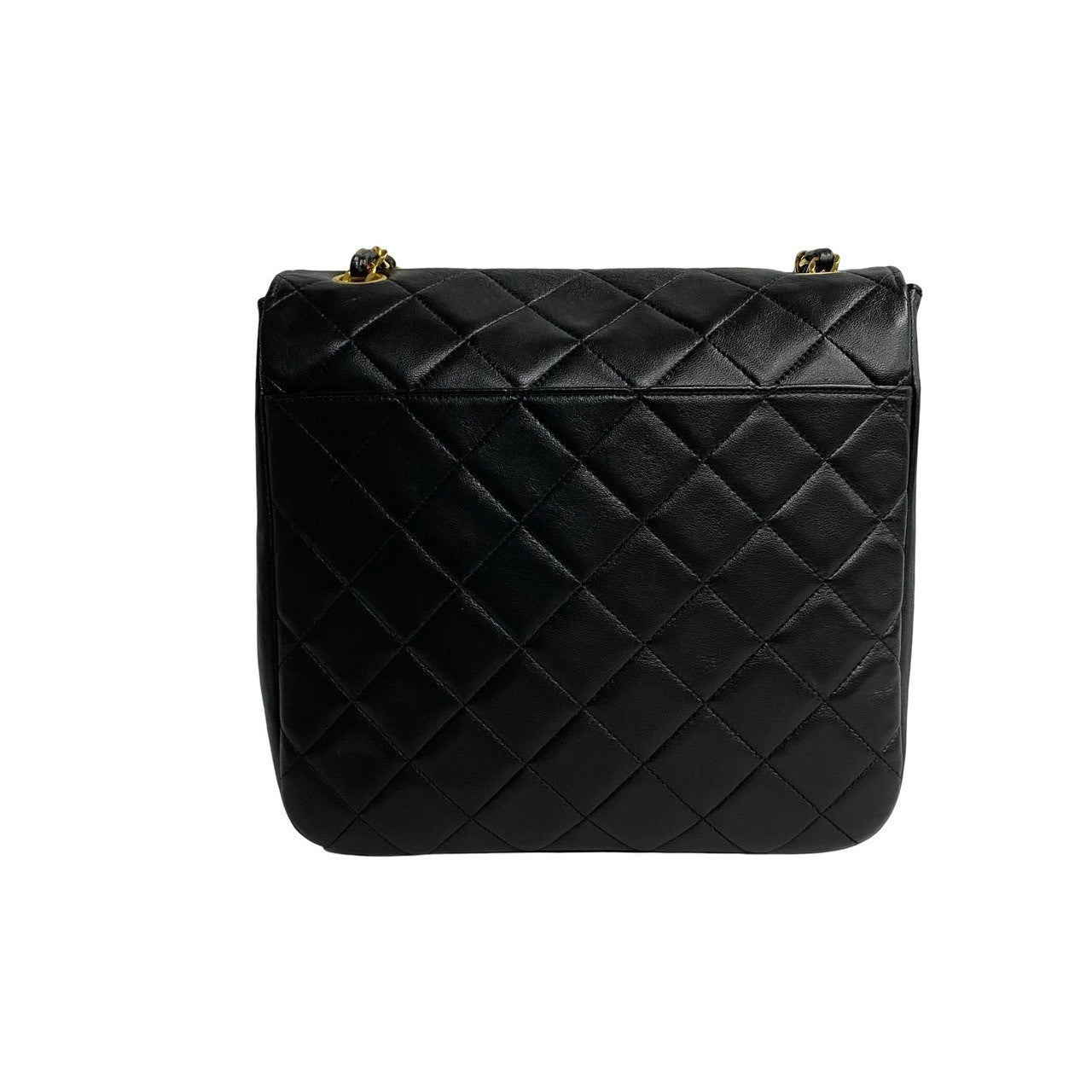 Chanel CC Half Moon Flap Crossbody Bag Leather Crossbody Bag