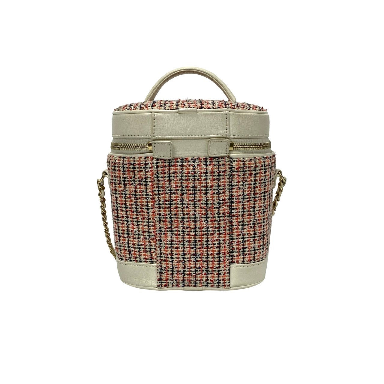 Chanel CC Tweed Vanity Crosssbody Bag Canvas Crossbody Bag in New Condition